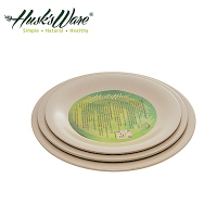 美國Husk’s ware稻殼天然無毒環保餐盤3件組