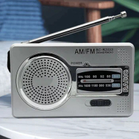 AM FM Mini Elder Radio Dual Band HiFi Music Player Elder Radio Battery Powered Elder Pointer Radio 3.5mm Jack Built-in Speaker