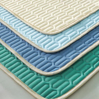 Summer latex mattress augmenter, air conditioner soft mat, student dormitory, single ice silk mat, foldable washable floor mat,
