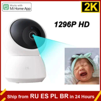 Original Smart Camera 2K 1296P HD 360 Angle WIFI Night Webcam Video IP Camera Baby Security Monitoring for Xiaomi MiHome APP