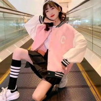 Jaket Varsity Baseball Anak Unisex (1 th - 18 th) LOGO INISIAL G C R S (CUSTOM HURUF INISIAL) Jaket 
