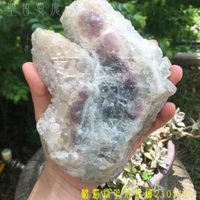 糖霜綠螢石原礦 210513-1 (Fluorite) ~有部分紫螢石和黃螢石
