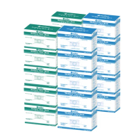 週期購【MEDTECS 美德醫療】手術防護口罩20盒組 (50入/盒 藍綠任選 #手術級口罩 #醫用口罩)