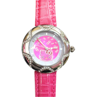 【TDL】日本進口HELLO KITTY凱蒂貓手錶女錶卡通錶 144224(平輸品)