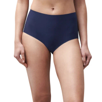 【Chantelle 仙黛爾】Soft Stretch.專櫃 無痕 高腰女內褲 藍.26470_023(超強彈力.超無痕包覆.超透氣觸感)