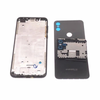 Original Full Housing cover For Motorola Moto One P30 Play XT1941 (faceplate/mid frame+backplate+battery back case)