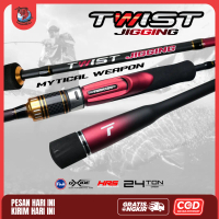 Tornado Twist Jigging Joran Pancing Tornado Twist HRS Carbon Solid Fuji Ring 180cm Power 15kg | TJG