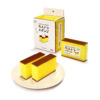 【日本 aisen】 長崎 蜂蜜蛋糕 海綿 x4入/盒 菜瓜布 洗碗海綿 洗碗菜瓜布 清潔海綿 長崎蛋糕