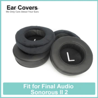 Earpads For Final Audio Sonorous II 2 Headphone Earcushions Protein Velour Pads Memory Foam Ear Pads