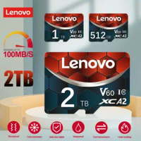 Lenovo 2TB UHS-I Micro TF SD Card High Speed Flash Memory Cards 1TB 512GB 256GB 128GB Mini SD Card For Nintendo Switch Games