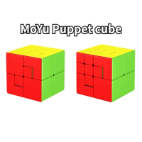 [Funcube]MoYu Puppet cube MoYu Puppet one cube Magic cube Novelty Bind Puppet cube 3x3x3 Profissional magic cube #1 #2 Puppet