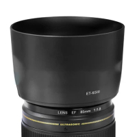 ET-65III Lens Hood Replacement for Canon EF 85mm f/1.8 USM, EF 100mm f/2.0 USM, EF 135mm f/2.8 SF, EF 100-300mm f/4.5-5.6 USM