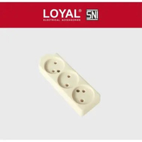 LOYAL Stop Kontak Tipis 3 Lubang Colokan Listrik LY-903T