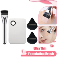 Ultra Thin Foundation Brush Lightweight and Thin Face Contour Brush Flat Contour Brush Blending Foundation Cream Makeup Brushe