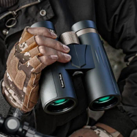 Portable Auto-Focus Binoculars 10X 42mm Objective Lens Binoculars Eye Distance Adjustable Telescopes Suitable for Ball Game