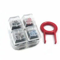 New Mechanical Keyboard Cherry MX axis Switch Tester 3 Pin Black Red Brown Blue Green Milk White Red 4 Key Translucent Keycap