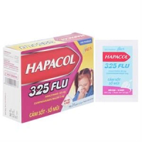 Cốm sủi Hapacol 325 Flu trị cảm cúm, cảm lạnh