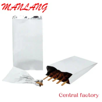 Custom Aluminum Foil Lined Paper Bag for Chicken Fast Food Packaging Hot Food