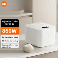 Xiaomi Mijia Electric Rice Cooker C1 PRO 4L Adjustable Kitchen Appliance Capacity Multifunction Automatic Rice Cooker 3-8 Person