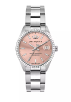 Philip Watch 【Swiss Made】Philip Watch Caribe 35mm Rose Dial Women's Quartz Watch R8253597587-10 ATM Waterproof