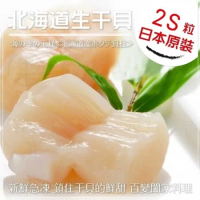 【海肉管家】日本北海道頂級2S干貝(1000g±10%/約35-38粒)