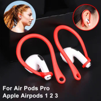 Soft Silicone Anti Lost Hook Earphones for Apple Airpods 1 2 3 Air Pods Pro Bluetooth Wireless Headphone Earbuds Ear Tips Strap