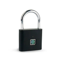 10pcs/set Fingerprint Padlock Waterproof Smart Lock Fingerprint door Lock for Door Bag Drawer Safe Candado Trava Porta Hotel