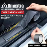 5D Carbon Sticker Anti Corosi Omextra Nano Stiker Carbon 5D DOFF CARBON 10CM