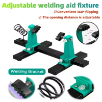 penjepit PCB mainboard flexible adjustable bracket clamp klem holder PCB tangan ketiga solder helpin