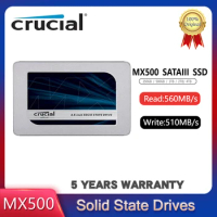 Crucial MX500 Internal Solid State Drive 250GB 500GB 1TB 2TB 4TB 3D NAND SATA 2.5 Inch HDD Hard Disk SSD For Desktop PC Laptop