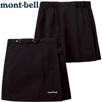 Mont-Bell 休閒短褲/登山短裙/快乾排汗褲裙 女款 Stretch OD 1105583 BK 黑