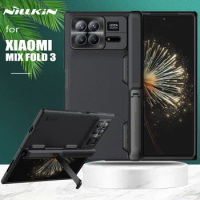 for Xiaomi Mix Fold 3 Case Nillkin Super Frosted Shield Fold PC+TPU Case with Stand Cover for Xiaomi Mix Fold 3 5G Matte Case