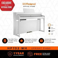 ROLAND Piano Upright RP701 Digital Piano (White) Piano Only
