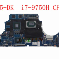 Original L58868-601 For HP PAVILION GAMING 15-DK Laptop Motherboard FPC52 LA-H461P i7-9750H In Good Condition