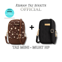 [Promo Cuci Gudang] Beli 1 Dapat 2 Tas Wanita Dompet/Selempang Mini MUAT HP - TRENDING Promo Tas Wan