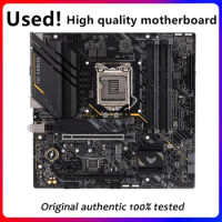 Used motherboard For Asus TUF GAMING B560M-E Original Desktop B560 Motherboard LGA 1200 i7/i5/i3 USB3.0 M.2