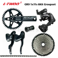 LTWOO GR9 1x11 Speed, 11s Road Groupset, R/L Shifters + Rear Derailleur + Cranksets + Chain + Cassette, gravel-bikes Cyclo-Cross