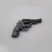 1:6 Revolver Pistol Assembly Gun Model Plastic Toy Soldier Accessories