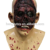 Horror Grimace Mask Bloody Halloween Demon Horror Mask Skull Latex Mask Party Cosplay