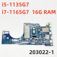 203022-1 448.0MF03.0011 Original For Acer Spin 3 SP313-51N N20W1 Laptop Motherboard With i5-1135G7 i7-1165G7 16G RAM