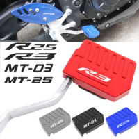 Motorcycle Accessories Anti Skid Pedal Brake Pedal for YAMAHA YZF R3 R25 MT03 MT25 R 3 R 25 MT 03 MT 25 2023 2020 2021 2022