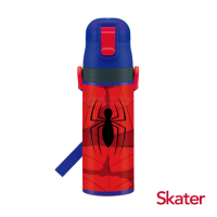 Skater直飲470ml不鏽鋼水壺-蜘蛛人