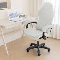 Zipper Chair Cover Thickened Elastic Gaming Chair Cover with Zipper Closure Wear-resistant Armchair for Computer for Office