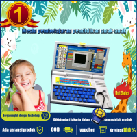 (COD) Mini Bahasa Inggris Anak-anak, Mainan Laptop Edukasi, Mesin Belajar Komputer| Gift Lcd Mouse