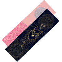 Cooling Sports Printed Towel 30*100cm Yoga Mat Cover Non-slip Gym Fitness Microfiber Travel Quick-drying Cushion Pilates