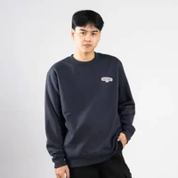 3Second Jaket Pria Crewneck Sweatshirt Regular Fit Fleece Aeron HP-C140325 Grey L