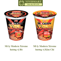 [LY LẺ] - ACECOOK - Mì ly Modern Xtreme 2 vị: Bò, Kim chi, Mì ly Modern Xtrem ăn liền, Mì ăn liền Mo