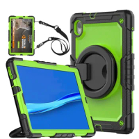 For Lenovo Tab M10 FHD Plus 10.3 inch Case TB X606F X606X Shockproof With Strap Tablet Cover for lenovo M10 HD 2nd Gen TB-X306F