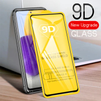 9D Tempered Glass for Samsung Galaxy A52 A72 A32 A53 A54 A52S A33 A34 A14 4G 5G Screen Protectors for Samsung A 52 53 54 Glass
