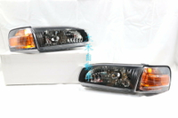 大禾自動車 黑框 大燈 + 黃角燈 適用 TOYOTA 豐田 AE110 95-98